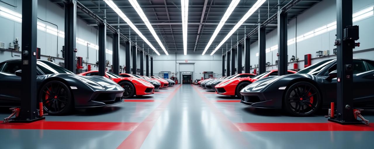 Professionelle Werkstatt bei Talon Track Speed